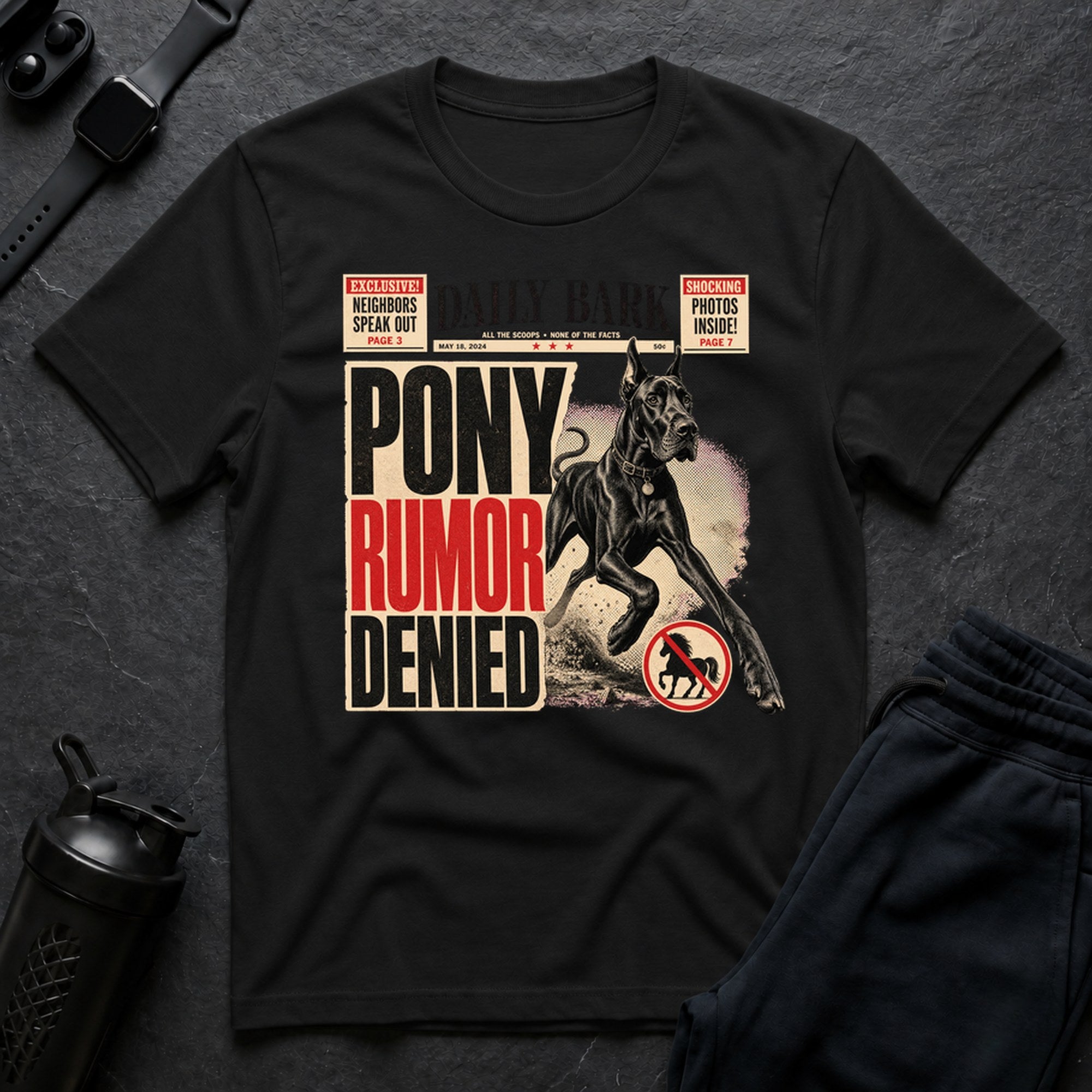 Black Dog Pony Paper - Black
