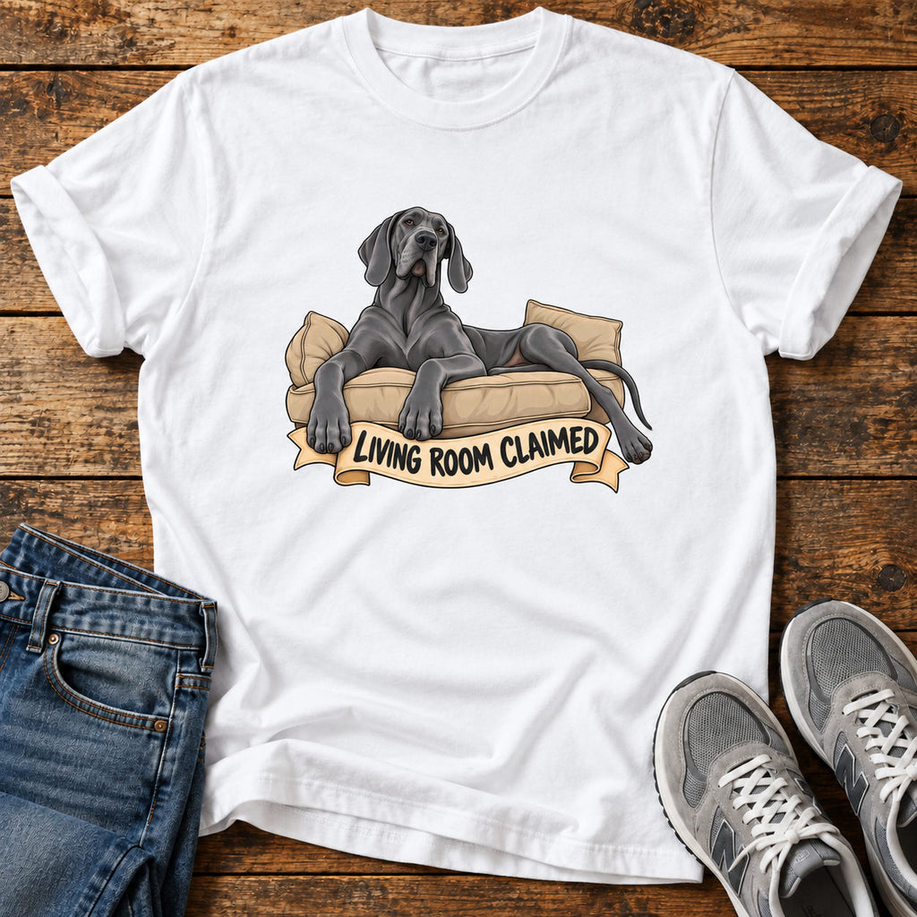 Couch Conqueror on a light wood flat lay with jeans and walking shoes